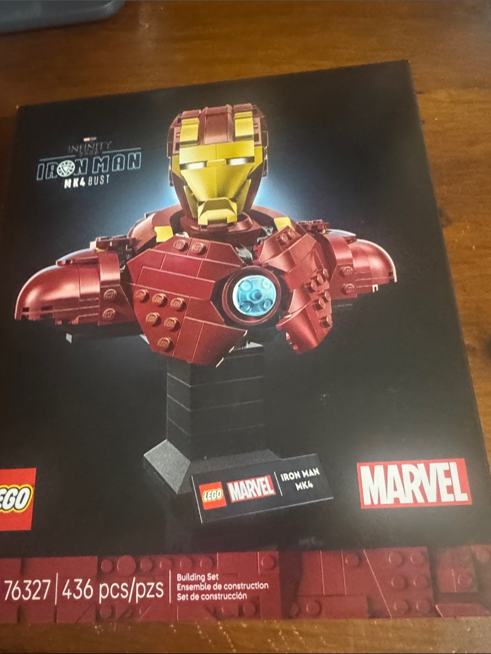 Marvel Iron Man MK4 Bust in Red and Gold